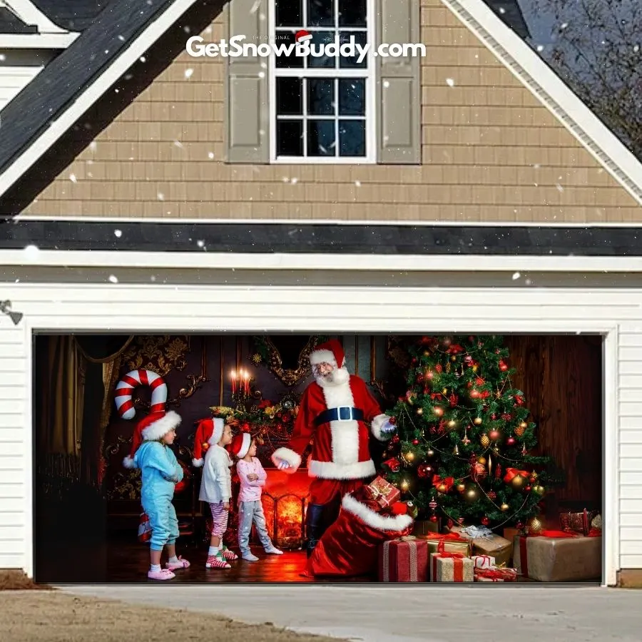 SnowBuddy Garage Door Covers Christmas 2024 Buy 2 Free Shipping