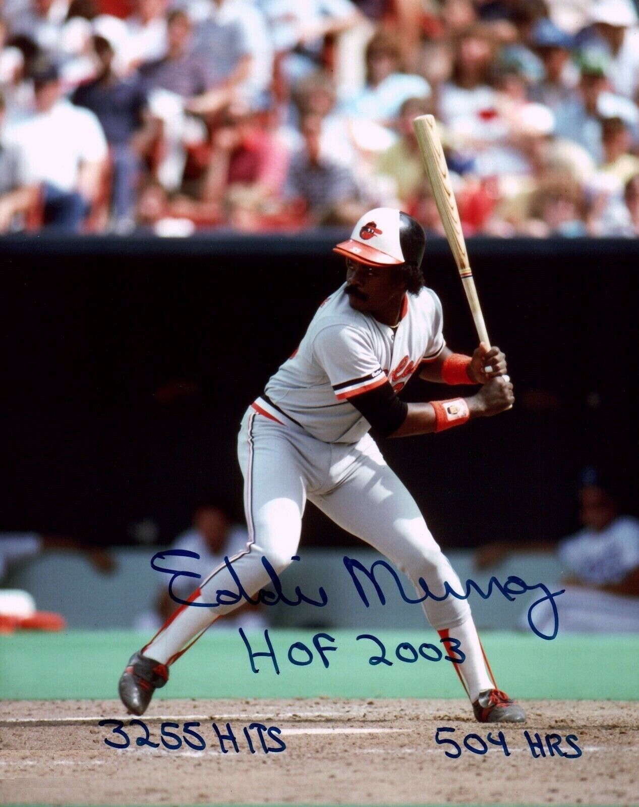 Eddie Murray Autographed Signed 8x10 Photo Poster painting ( HOF Orioles ) REPRINT