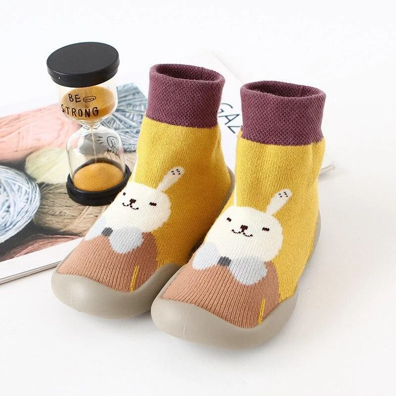 Baby Boy Girl Shoes Autumn Winter Spring Infant Nonslip Sock Kid Soft Rubber Sole Sock Toddler Shoes Anti-slip Floor Socks Shoes