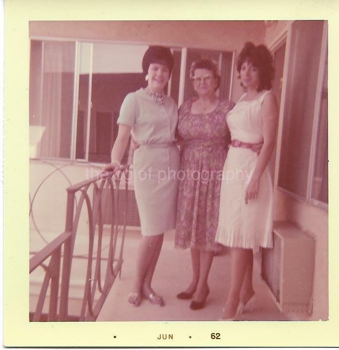 1960's Women FOUND Photo Poster painting ColorOriginal Snapshot VINTAGE 99 17 B