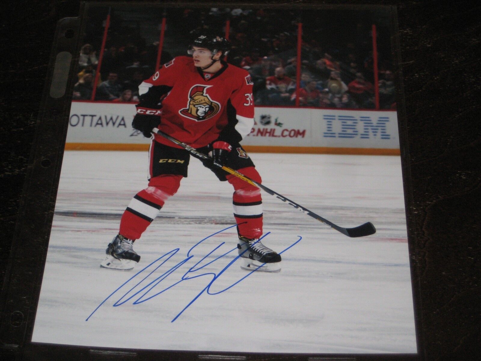 ANDREAS ENGLUND autographed OTTAWA SENATORS 8X10 Photo Poster painting