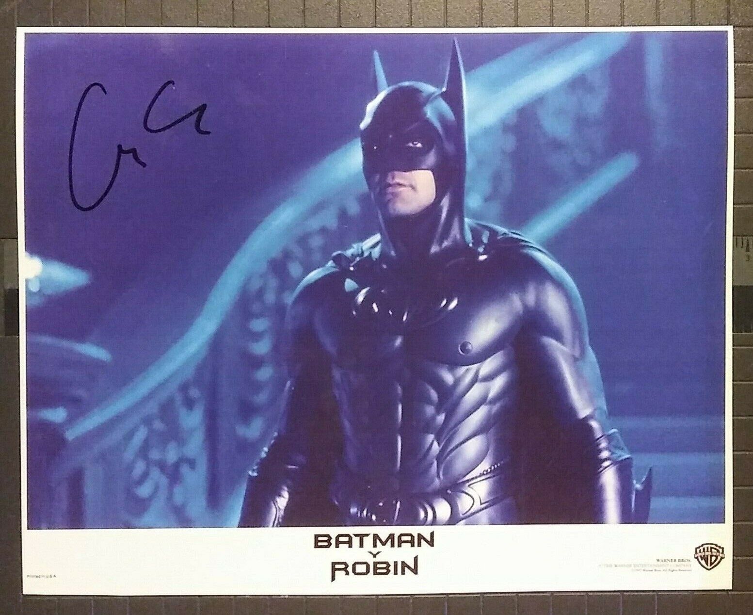 George Clooney signed 8 x 10