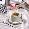 Chic Porcelain Coffee Cups With Silver Finish