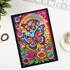50 Pages A5 Special Shaped Butterfly 5D DIY Diamond Painting Notebook Kit
