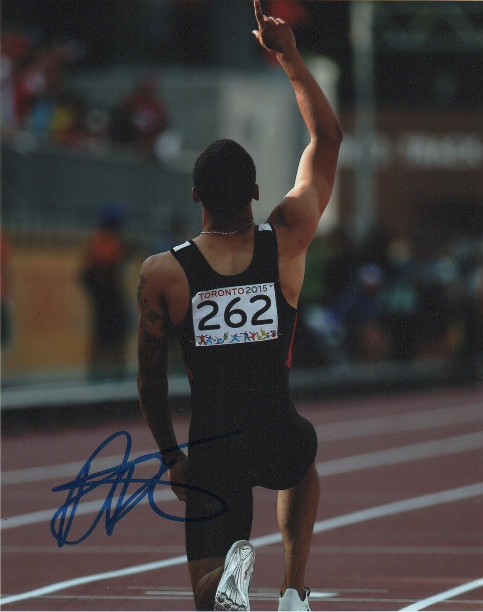 Team Canada Andre De Grasse Autographed Signed 8x10 Photo Poster painting COA #5 EXACT PROOF