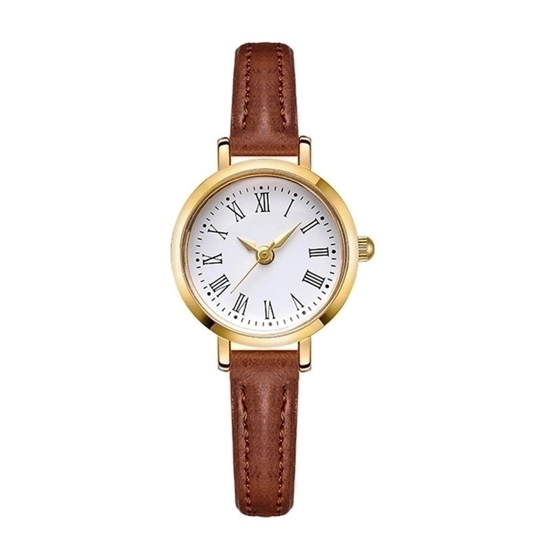 Casual Solid Color Buckle Quartz Women’s Watches