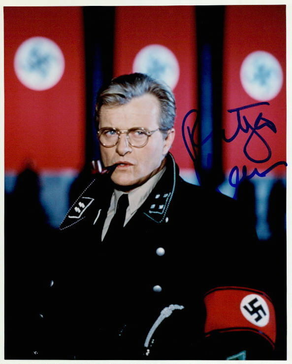 Rutger Hauer (Fatherland) signed 8x10 Photo Poster painting In-person