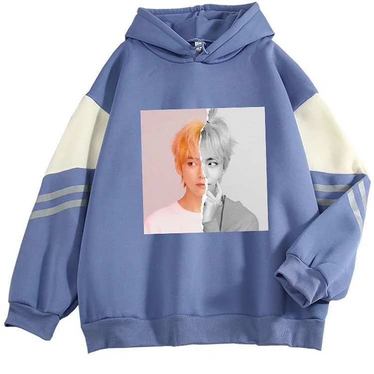 Love Yourself Taehyung Colorblock Hoodie