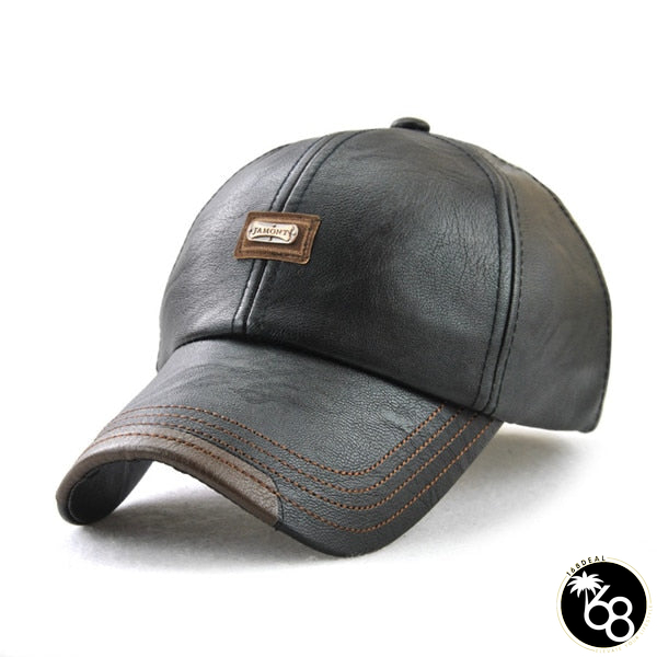 Men's Faux Fur Adjustable Strap Snapback Baseball Casual Caps | 168DEAL