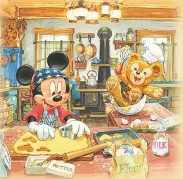 

Mickey Makes Candy – Paint By Numbers - 40*50CM, 501 Original