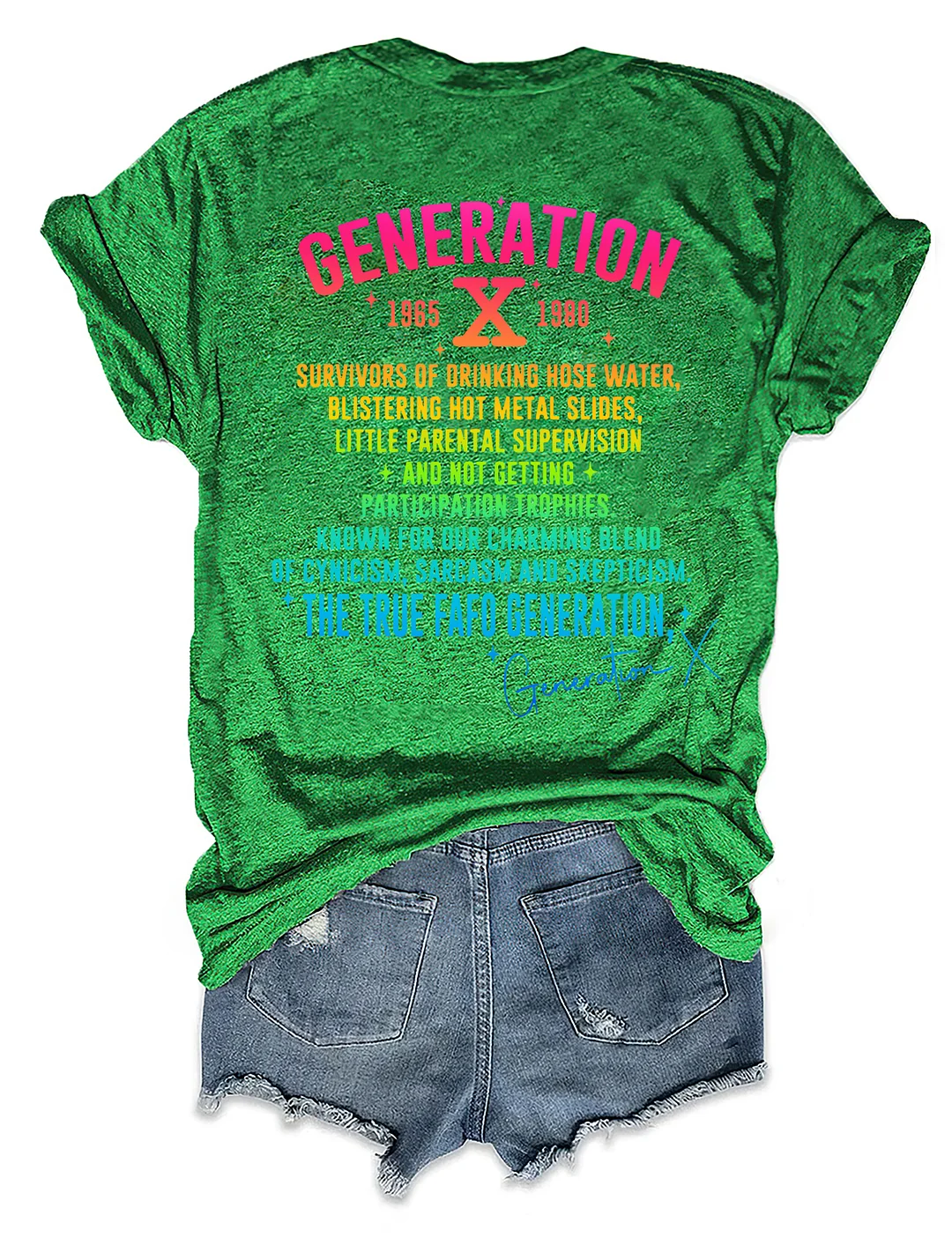Generation X Raised on Hose Water & Neglect T-shirt