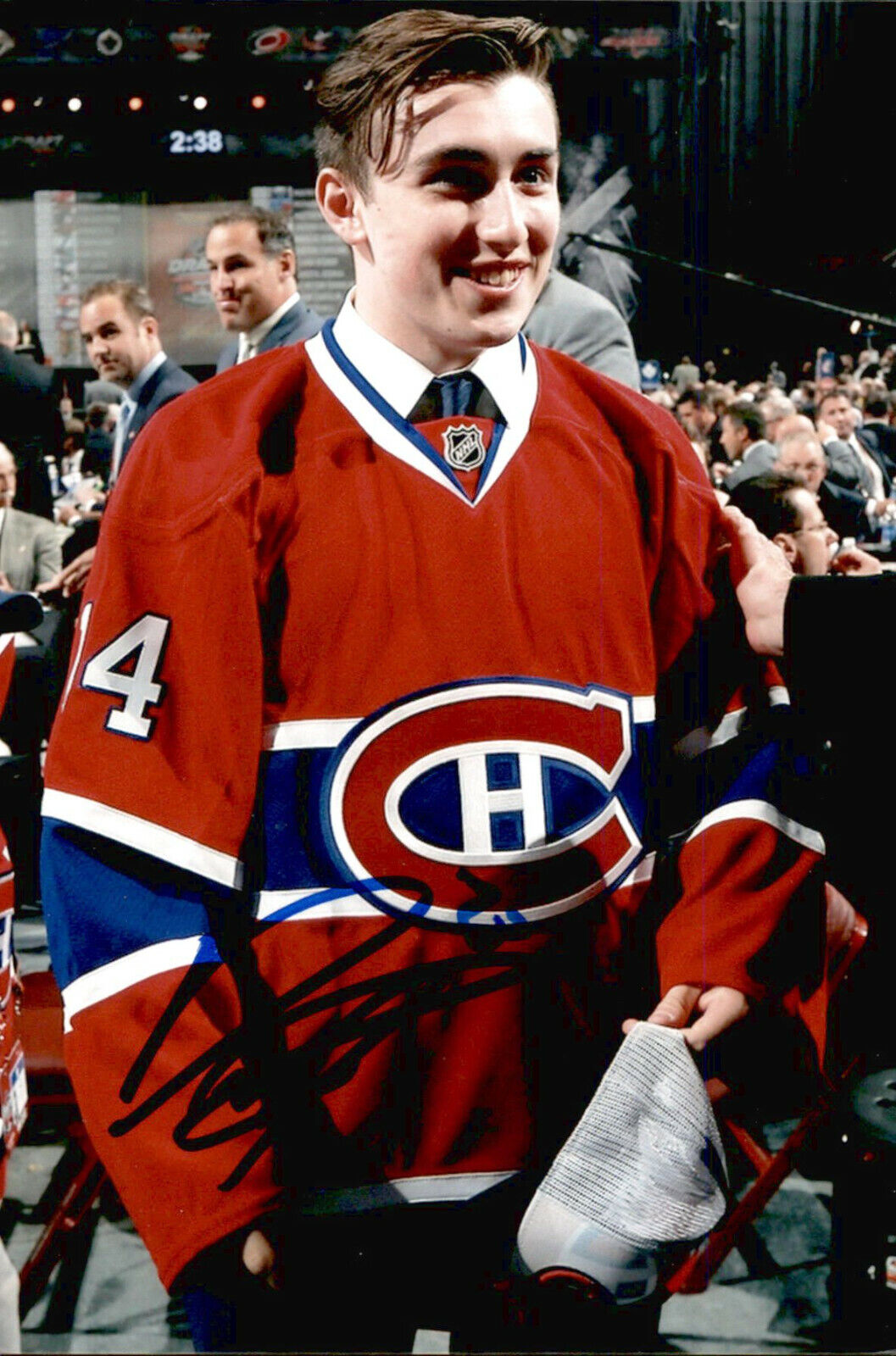 Daniel Audette SIGNED 4x6 Photo Poster painting MONTREAL CANADIENS #2