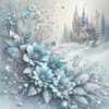 Winter Scenery-11CT Stamped Cross Stitch 40*40cm/15.75*15.75in