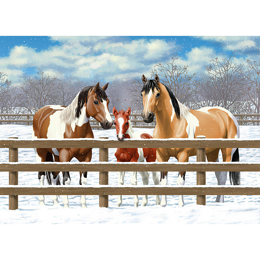 

Stud Farm - Round Drill Diamond Painting - 40*30CM, 501 Original