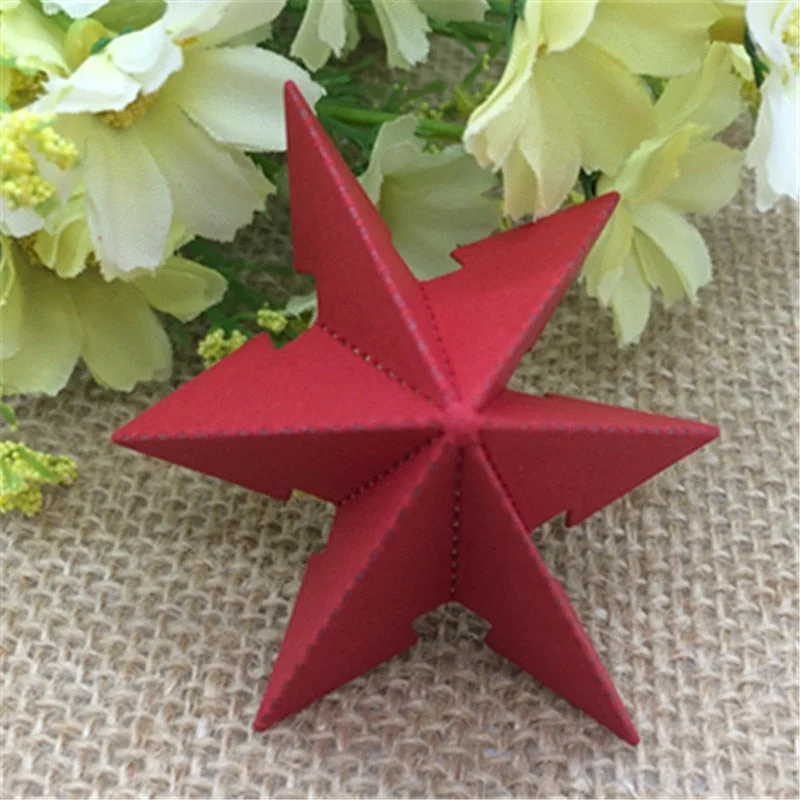 Metal dies craft Wind chimes Geometry Metal Cutting Dies Stencil Scrapbooking Photo Album Card Paper Embossing Craft DIY