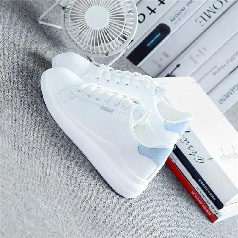 Female Flat Casual Shoes 2021 New Spring Summer Women Vulcanized Shoes Women's Shoes Sneakers White Shoes Woman Zapatillas Mujer
