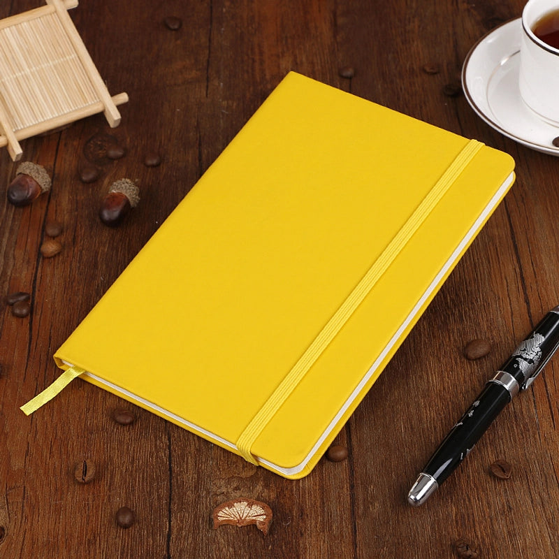 Business A5/a6 Pu Leather Notebook Elastic Band Multicolor Available Handwritten Notes Customizable Logo Printing