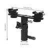 Dual Flash Bracket Hot Shoe Speedlight Stand Umbrella Holder 1/4inch to 3/8inch