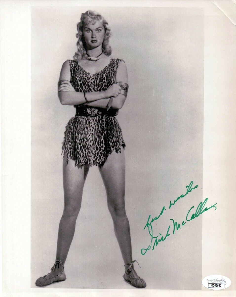 Irish McCalla Signed Autograph 8X10 Photo Poster painting Sheena Queen of the Jungle JSA QQ62660