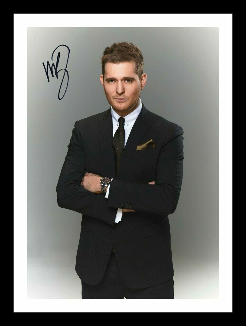 Michael Buble Autograph Signed & Framed Photo Poster painting 5