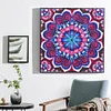 Abstract Art Mandala Flower | Luminous Diamond Painting Kits