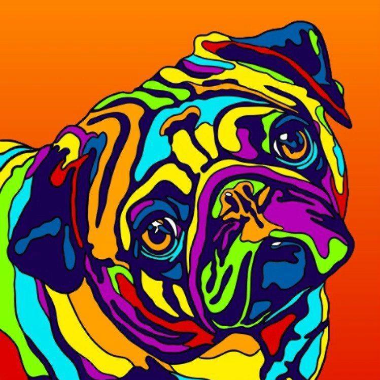 

Dog Pop Art Colors – Paint By Numbers - 40*50CM, 501 Original