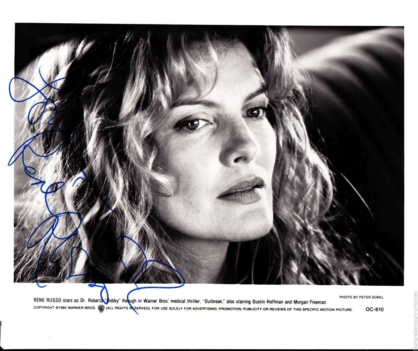 RENE RUSSO, ACTRESS SIGNED FROM THE FILM OUTBREAK