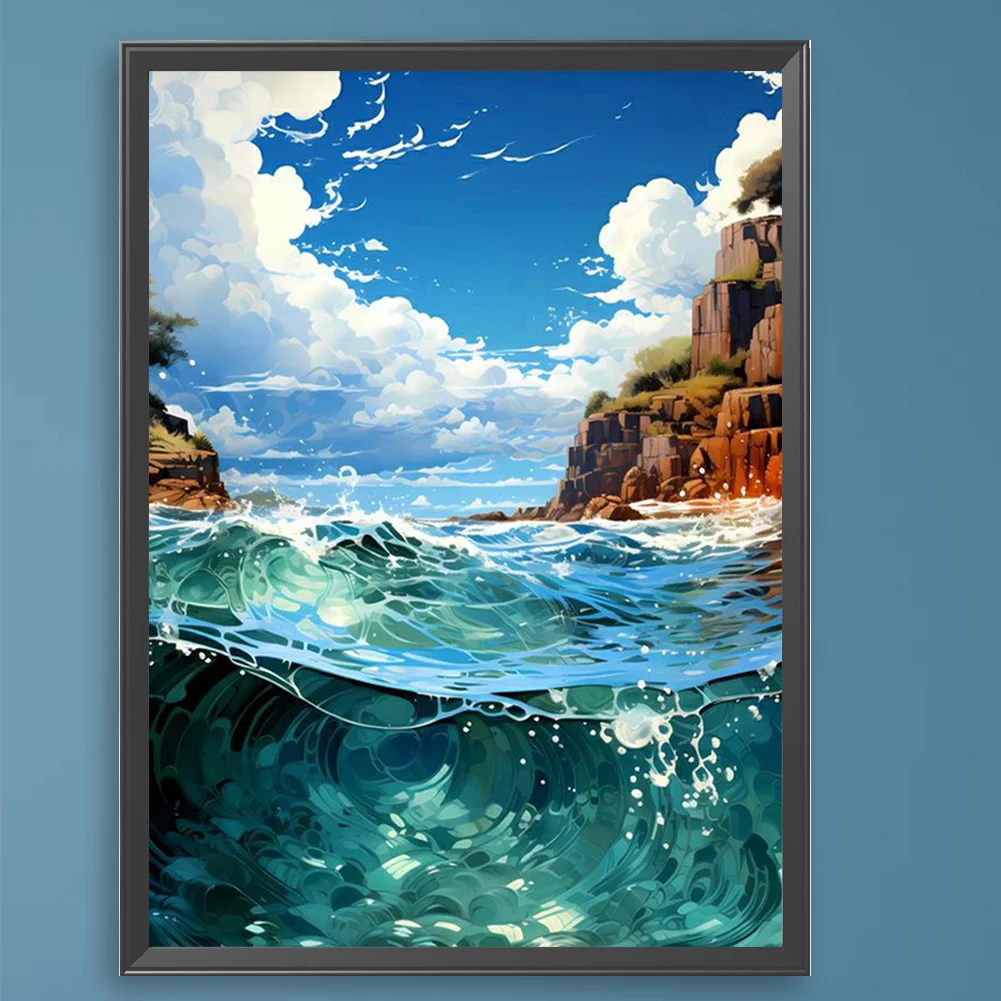 DIY Paint By Number 30*40cm - Ocean