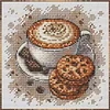 Coffee Cookies-14CT Stamped Cross Stitch Egyptian Cotton 23*23cm/9.06*9.06in tapestrymarket