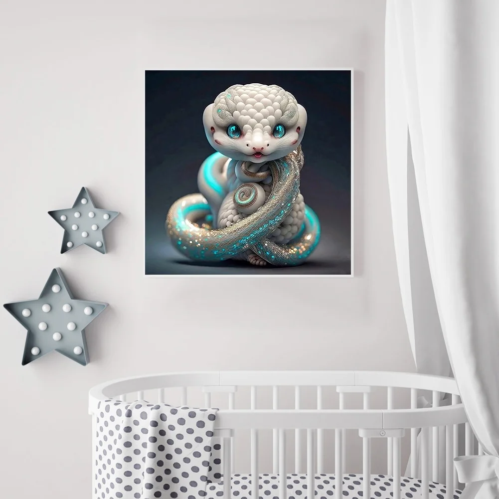 Diamond Painting - Full Round Drill - Snake(Canvas|30*30cm)
