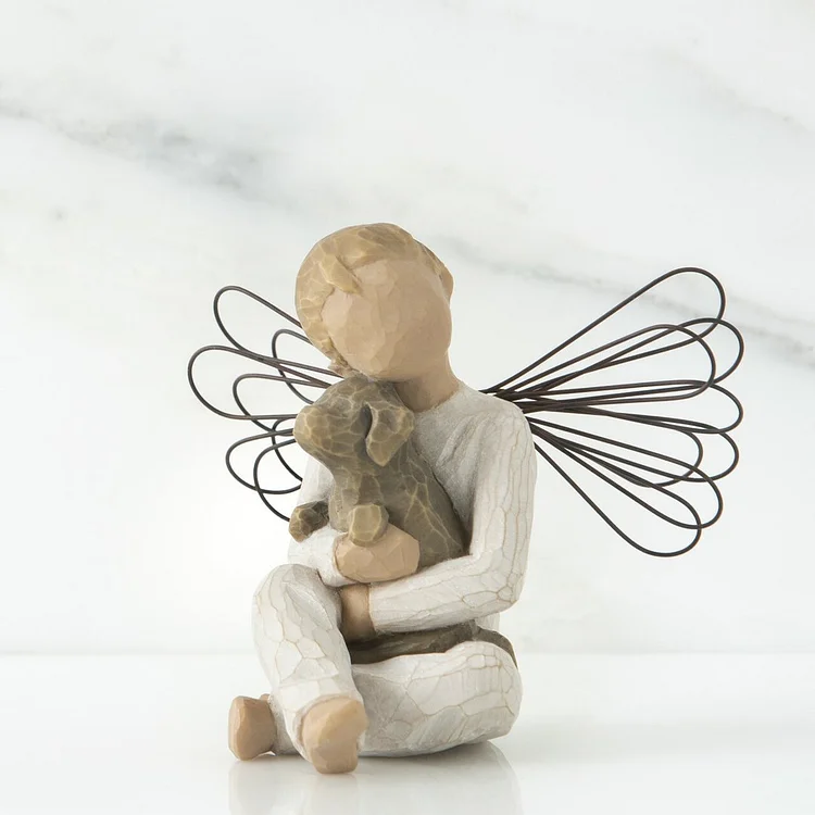 Angel of Comfort & Angel of Friendship Animal Lover Figurine