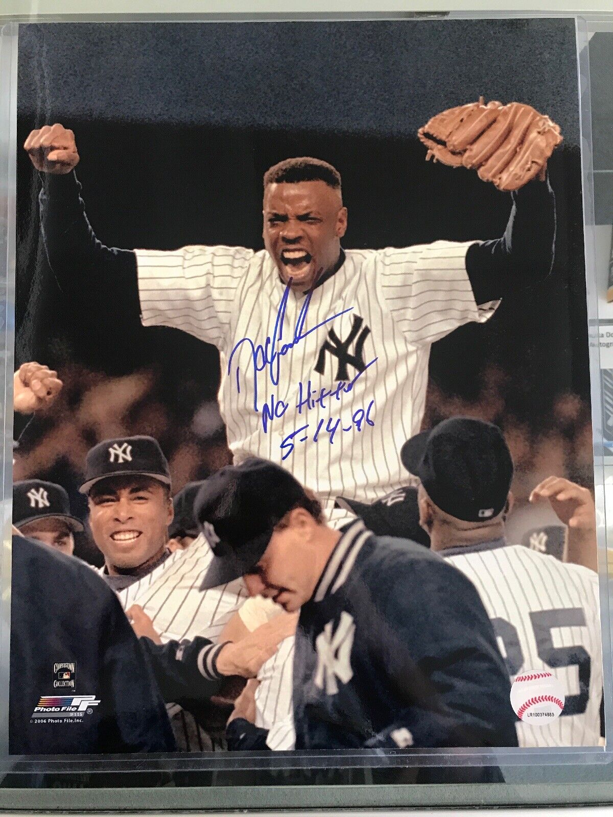 Dwight Doc Gooden Signed 11x14 Mets R.O.Y. Yankees 1996 No Hitter A2