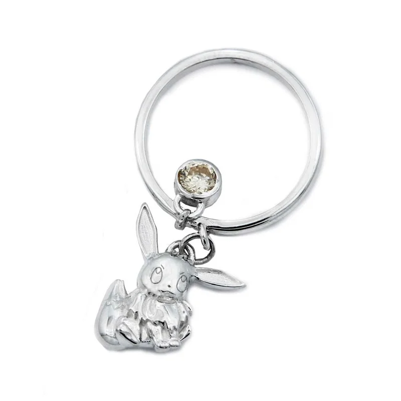 Pokémon Jewelry - Charms: Eevee Sterling Silver Bead Charm