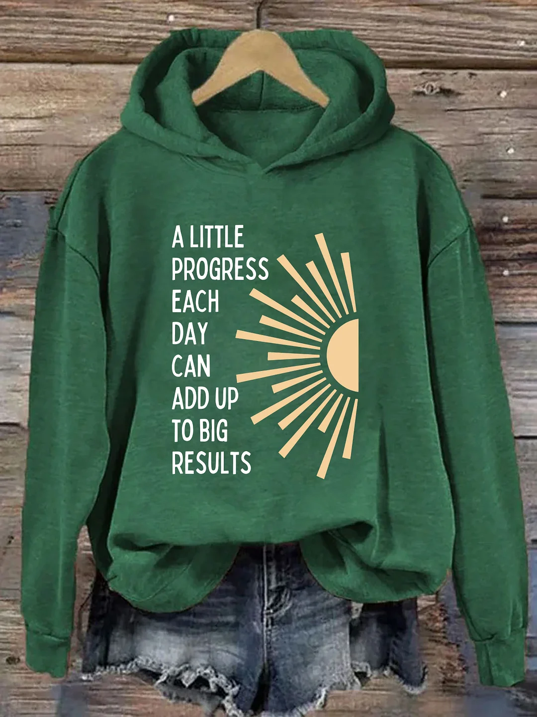 A Little Progress Each Day Can Add Up To Big Results Hoodie