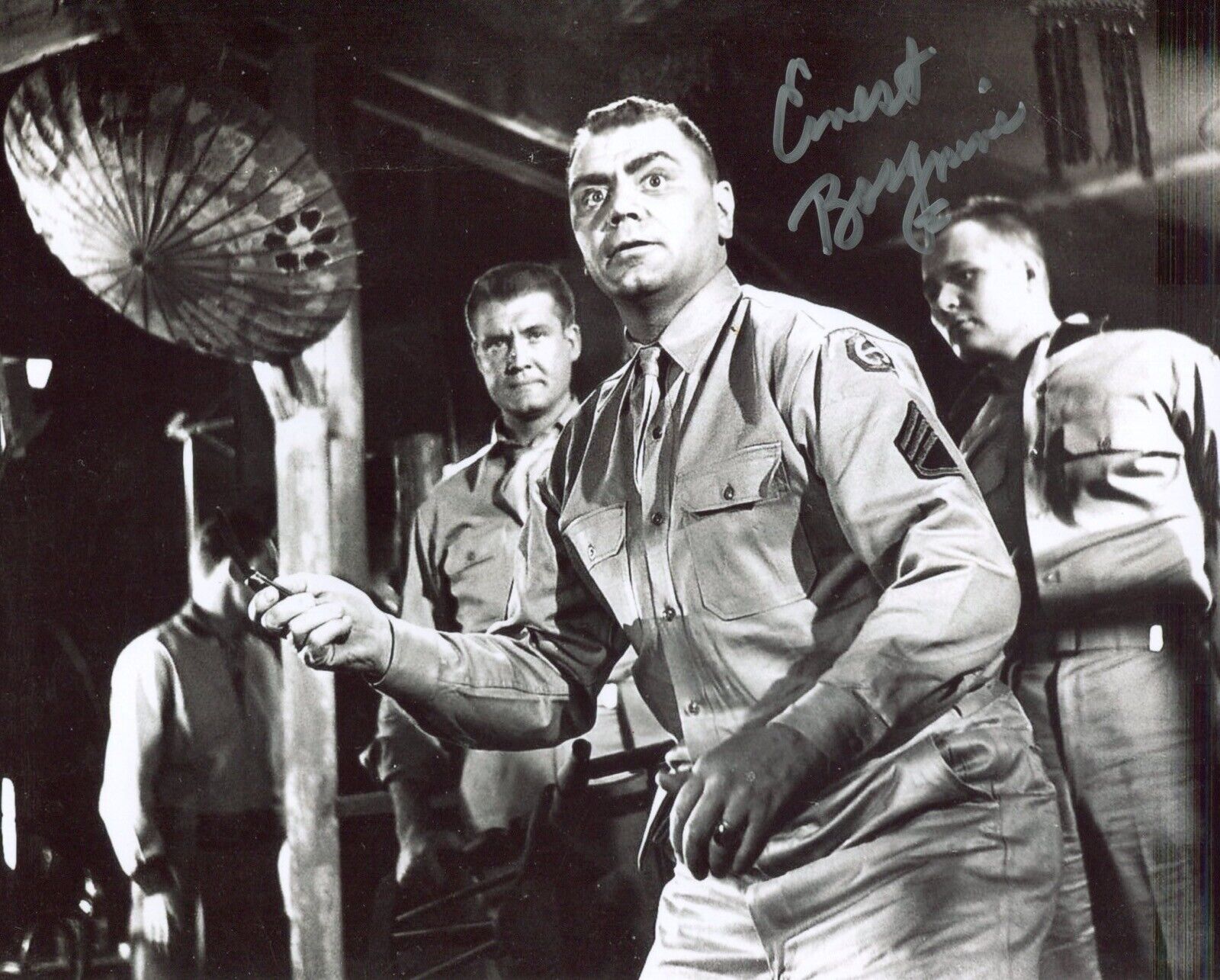 Ernest Borgnine signed FROM HERE TO ETERNITY movie 8x10 Photo Poster painting - UACC DEALER