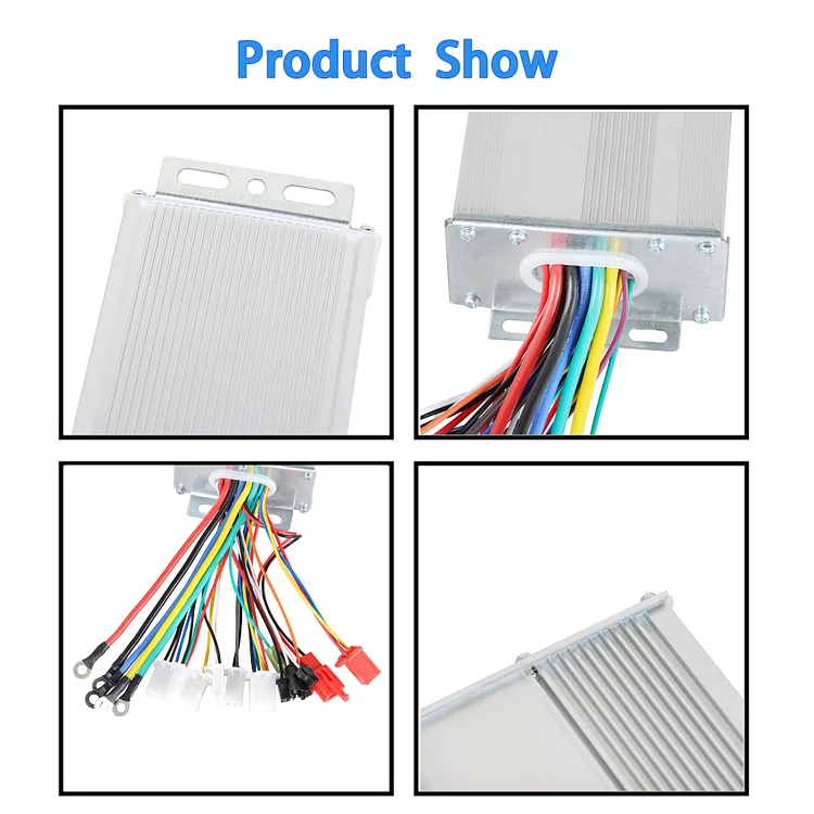 Silscvtt Brushless Motor Speed Controller 48-72V 1000W Scooter Controller DC Replacement for E-Bike Scooter Motor Controller