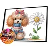 Diamond Painting-DIY Crystal Rhinestone Teddy Dog
