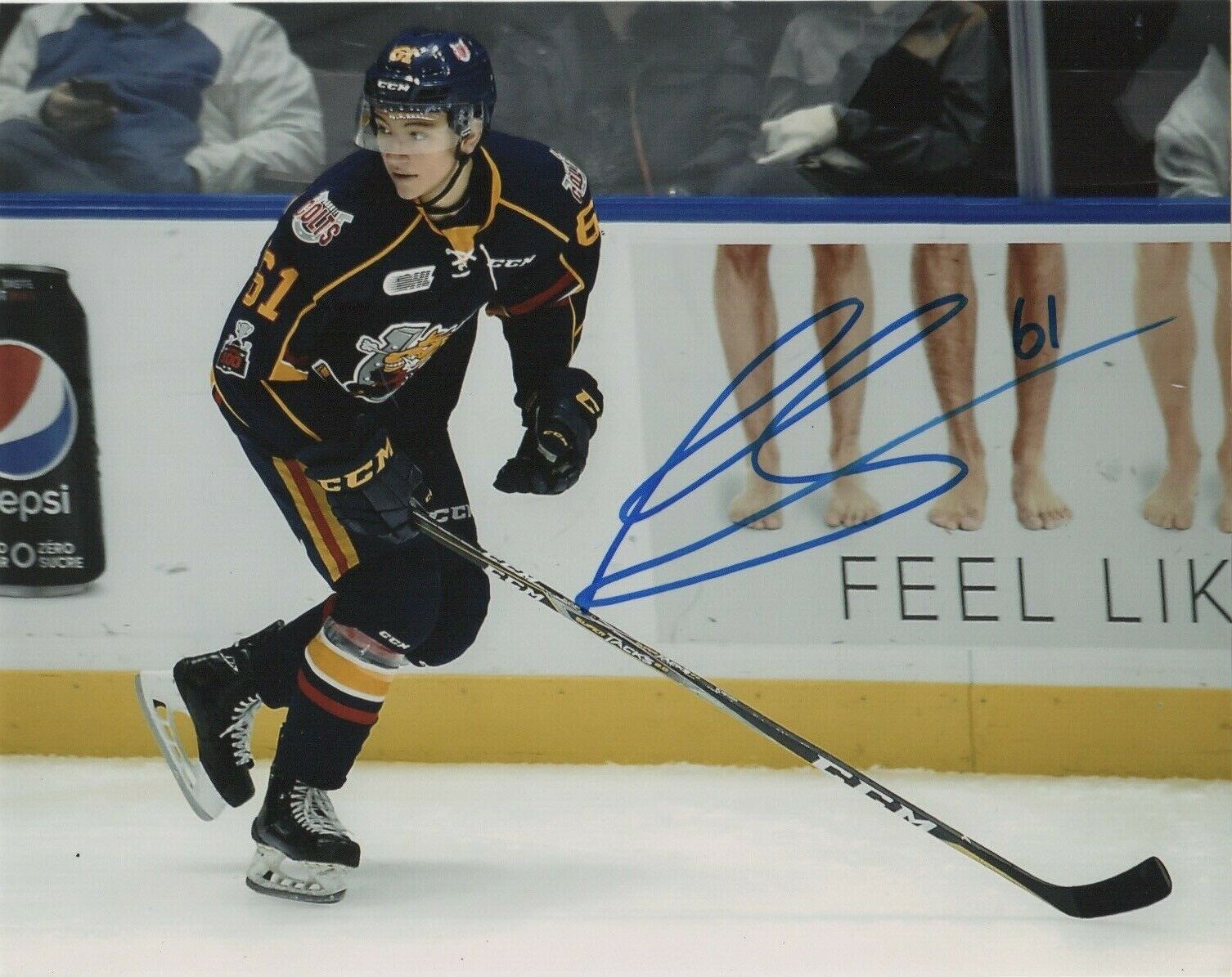 Barrie Colts Ryan Suzuki Signed Autographed 8x10 Photo Poster painting COA #1