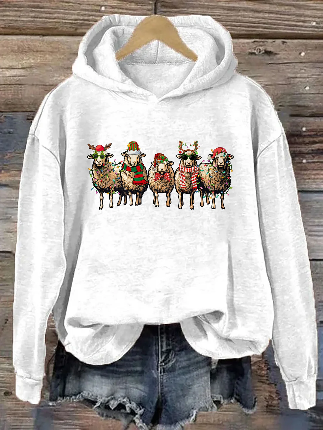 Sheep Christmas Hoodie