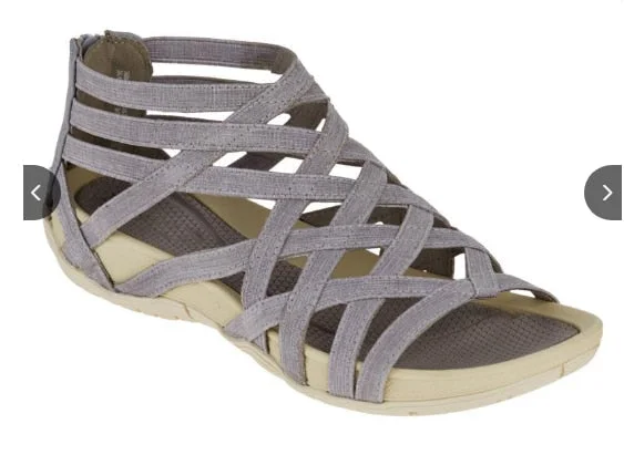 2021 Summer Women Sandals Round Toe Hollow wedges Sandals Casual Closed Toe Flat Rome Sandals plus size Leopard Sandals 514-1