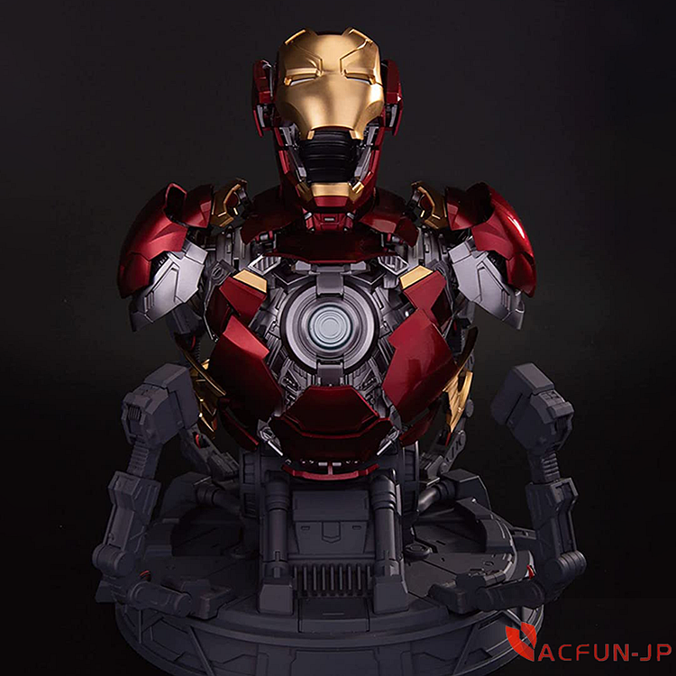 【予約】御模道 アイアンマン Iron Man MK46 胸像 組み立て式 プラモデル
