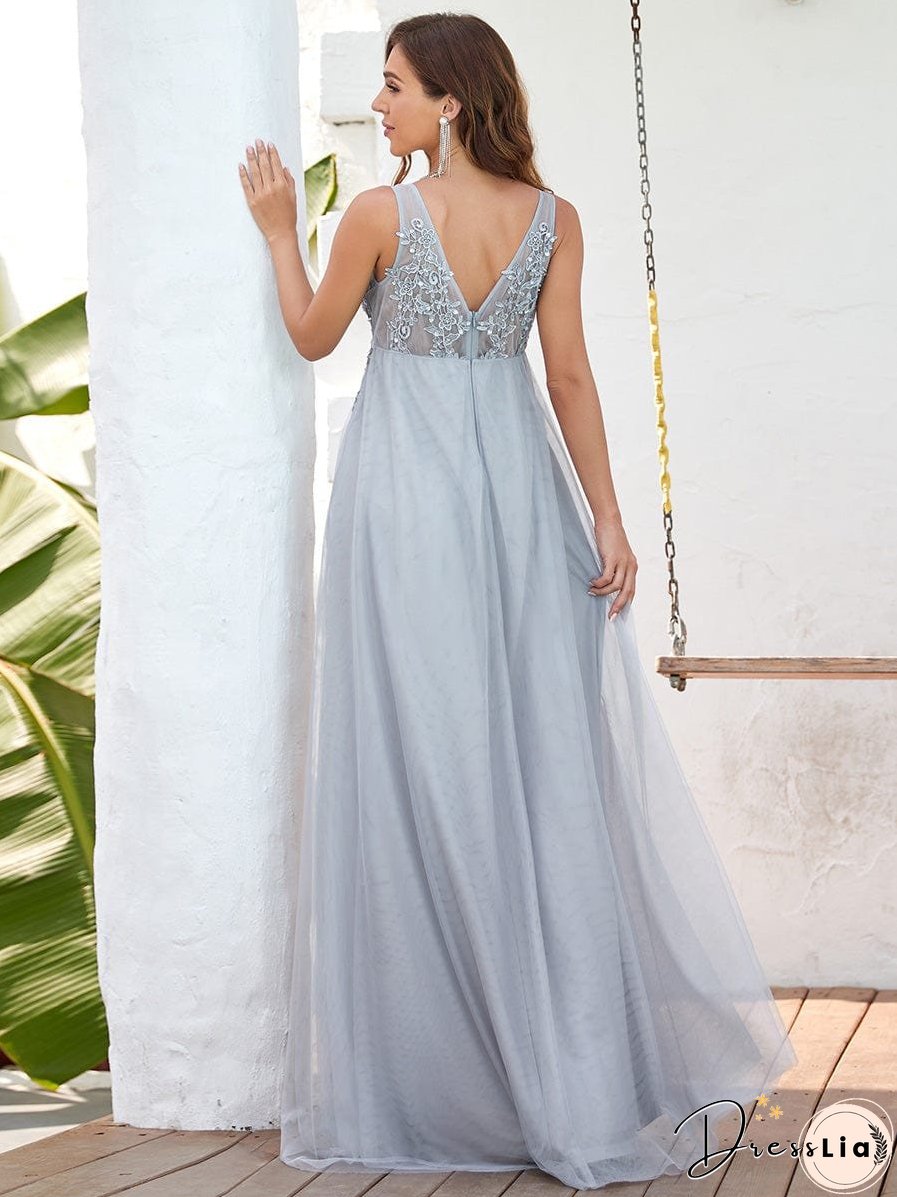 Elegant A-line Maternity Gown