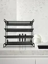 4 Tier Spice Rack Space-Saving Metal Spice Storage Holder for Kitchen Countertop