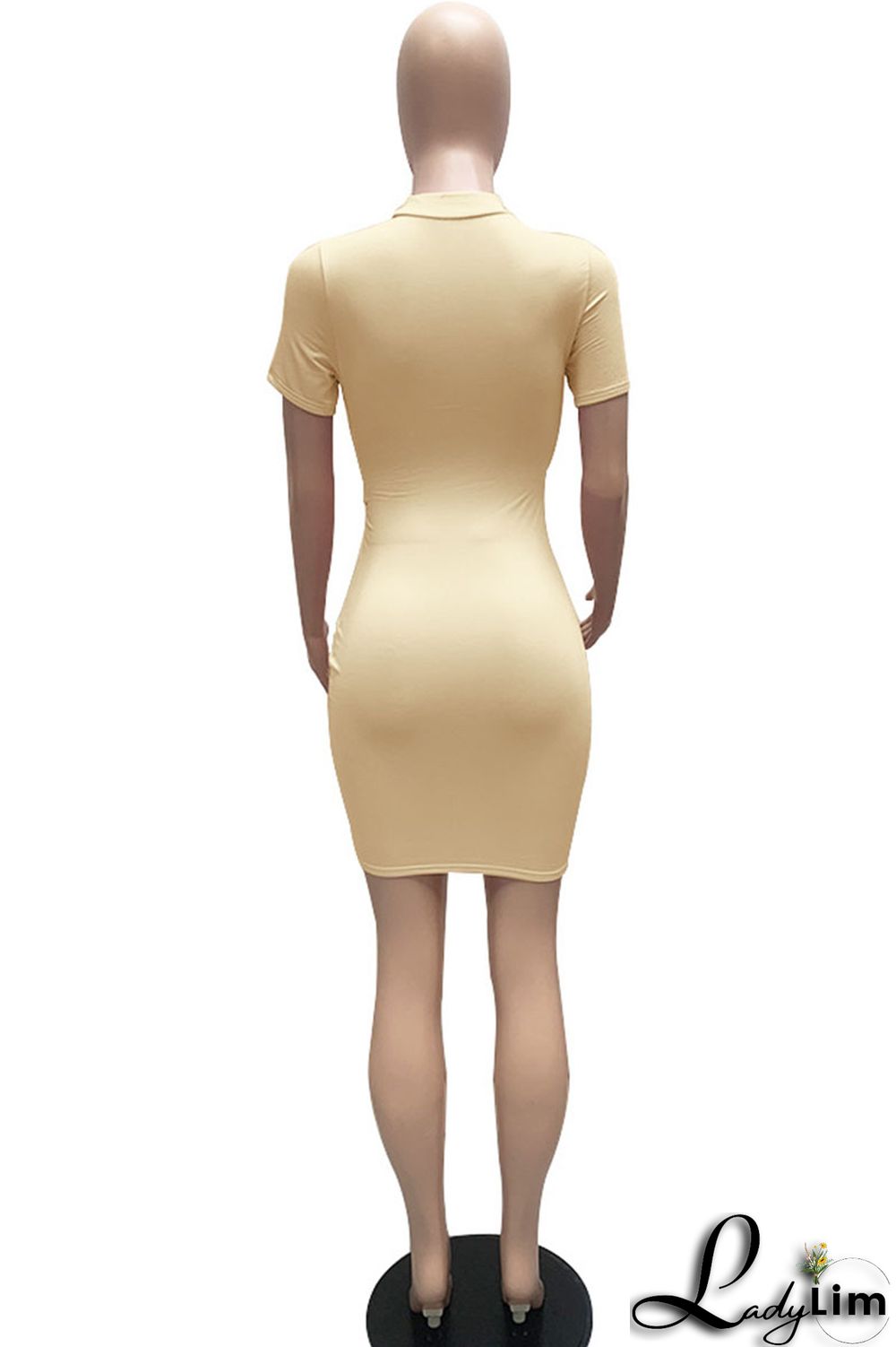 White Sexy Solid Patchwork Draw String Fold O Neck Pencil Skirt Dresses