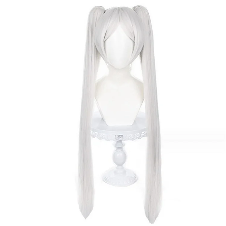 Frieren: Beyond Journey&lsquo;s End Frieren White Wig Cosplay Accessories