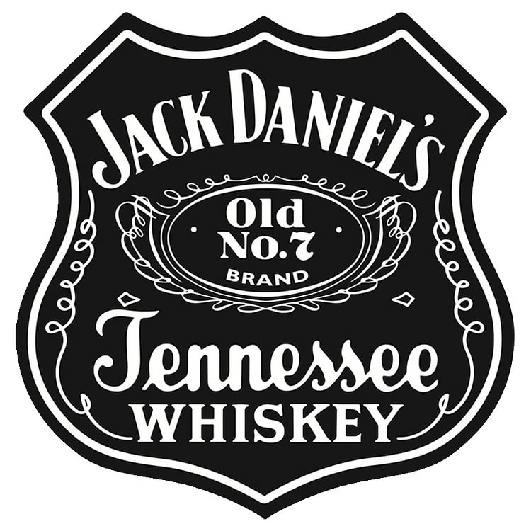 Jack Daniels Whiskey - Tin Signs/Wooden Signs - Still Life Series - 12*12 inches (shield)