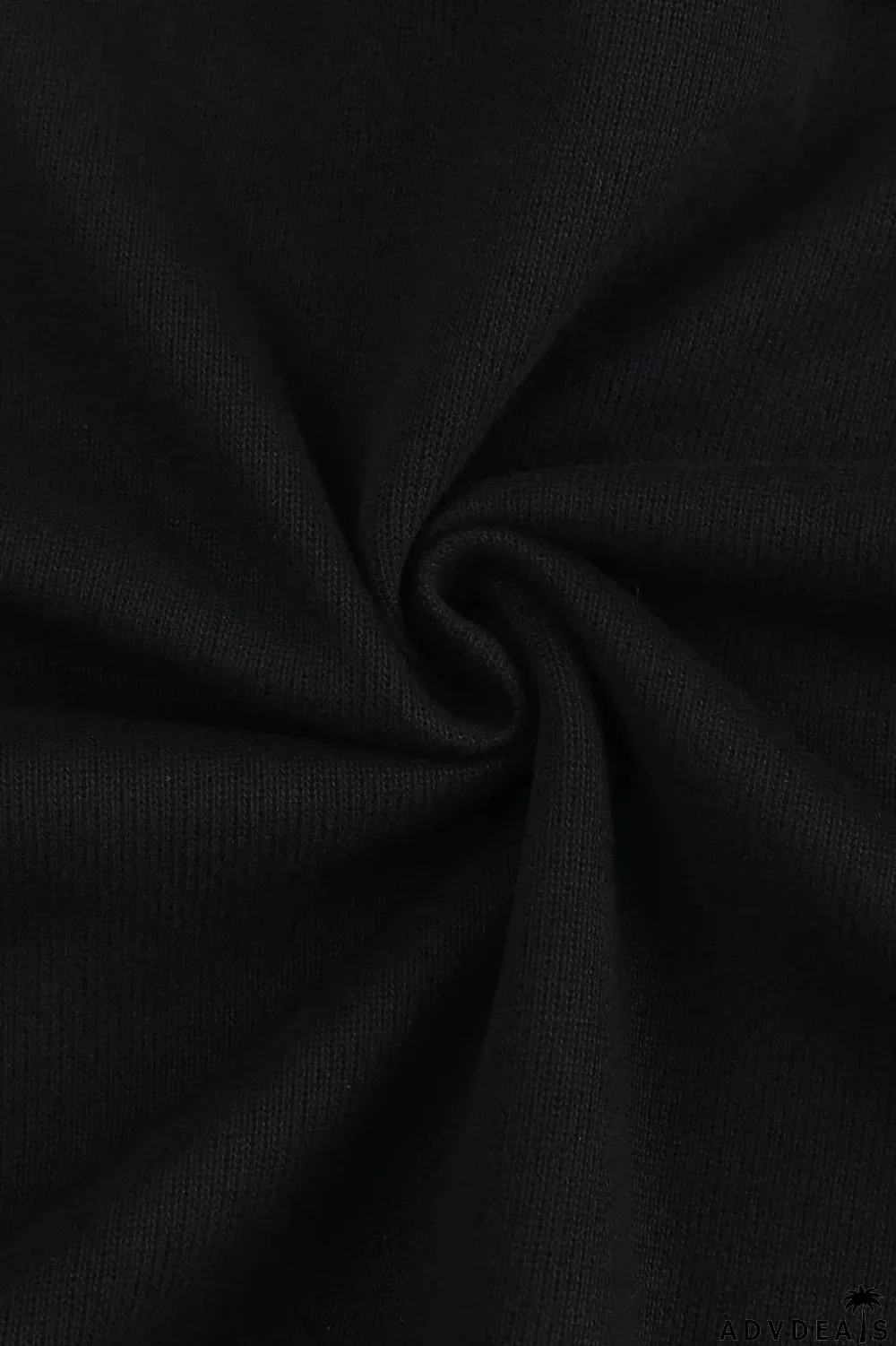 Black Casual Button Solid Patchwork Trim Hoodie