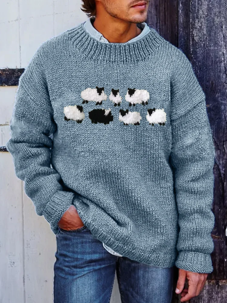 Fuzzy sheep sweater best sale