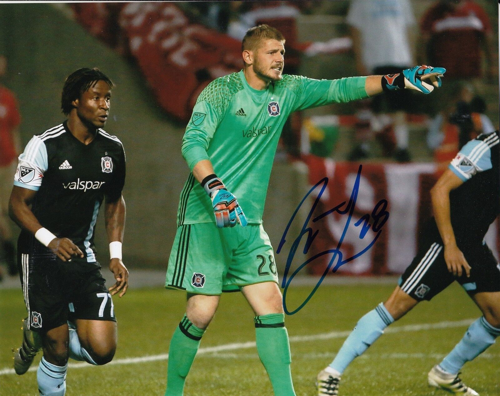 MATT LAMPSON signed *CHICAGO FIRE* autographed SOCCER 8X10 Photo Poster painting W/COA #2