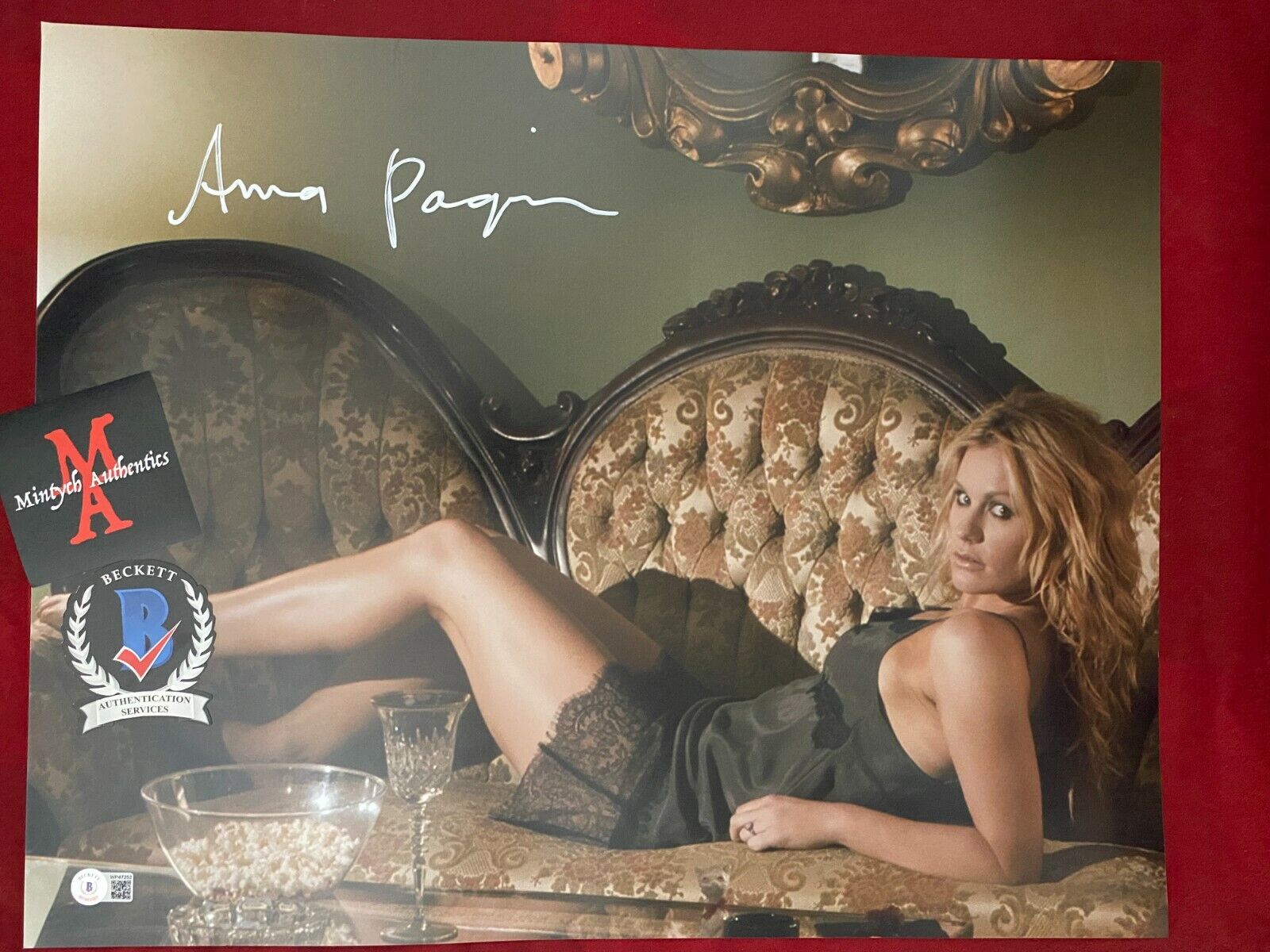 ANNA PAQUIN AUTOGRAPHED SIGNED 16x20 Photo Poster painting! TRUE BLOOD! SOOKIE! BECKETT COA!